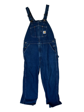Carhartt Dark Blue Denim Carpenter Overalls